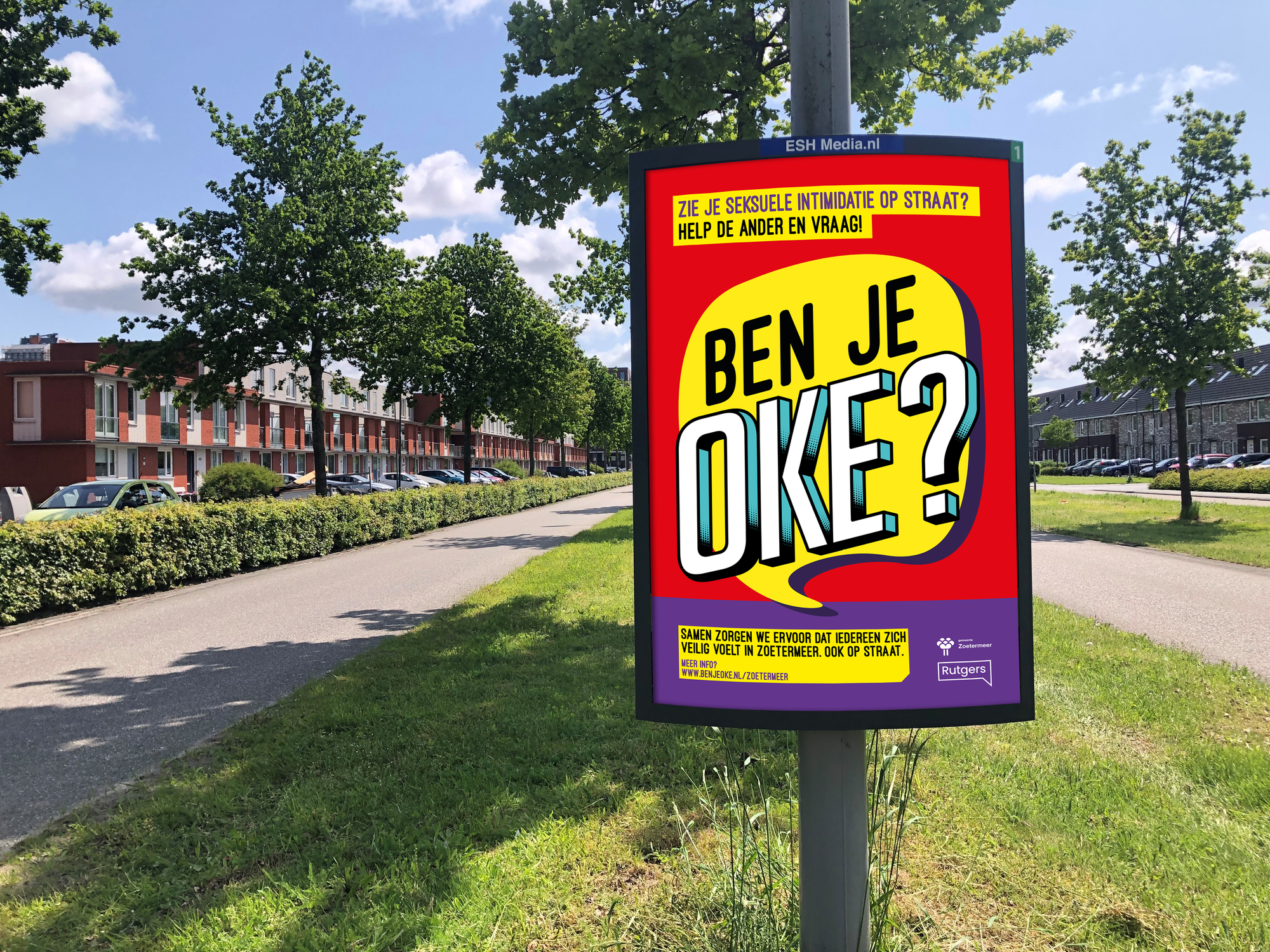 Zoetermeer start campagne tegen straatintimidatie: Ben je oké?
